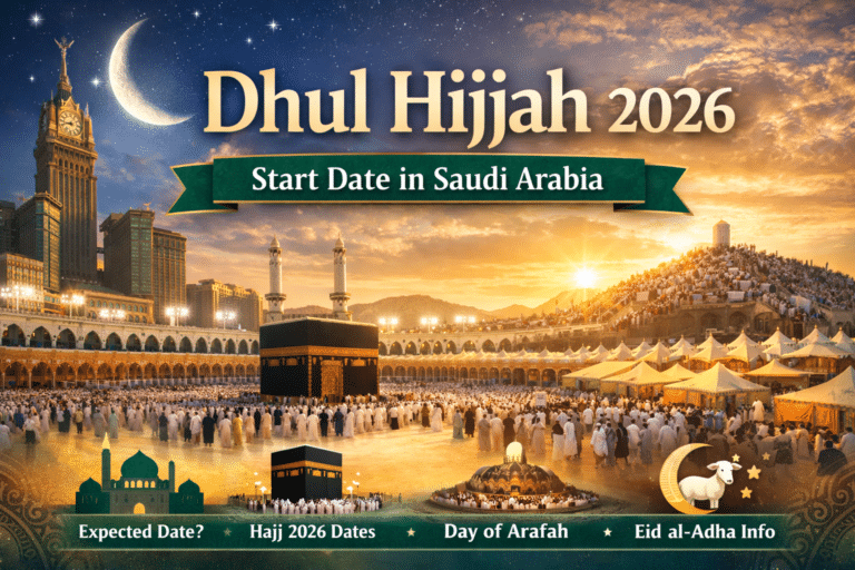 Dhul Hijjah 2026 Start Date in Saudi Arabia