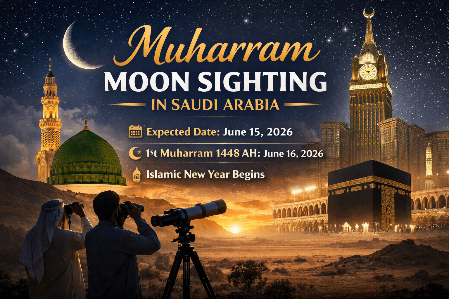 Muharram moon sighting announcement details